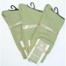Sage Green Cotton Dress Socks-men